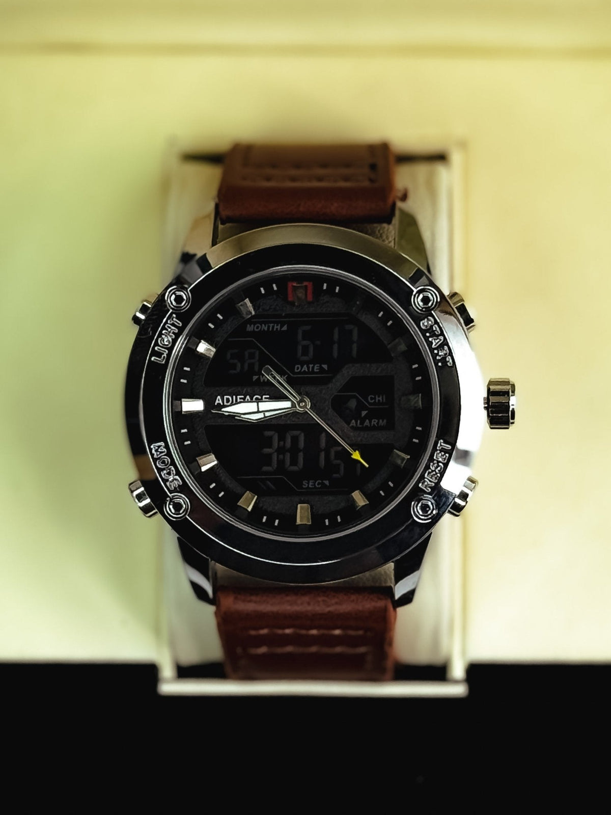 Edifice Dual-Time Watch (Waterproof)