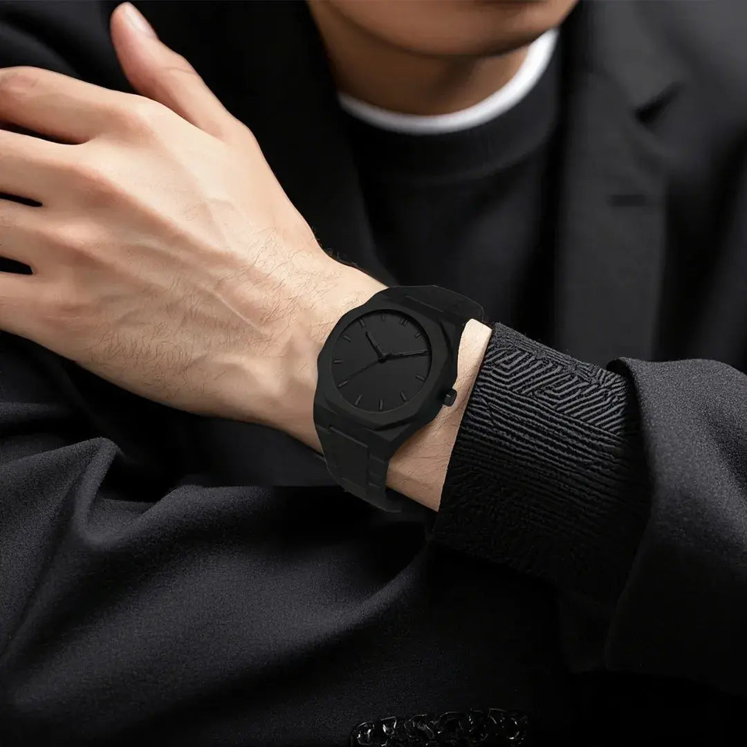 Black Aura Watch | Premium Luxury Black Watch for Men