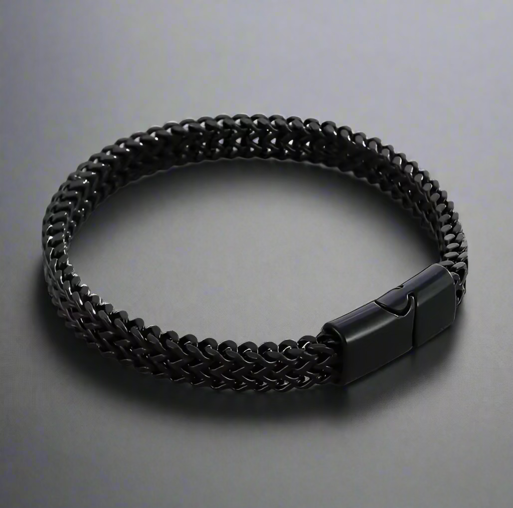 Foxtail Chain Bracelet | Luxury Stainless Steel Bracelet for Men