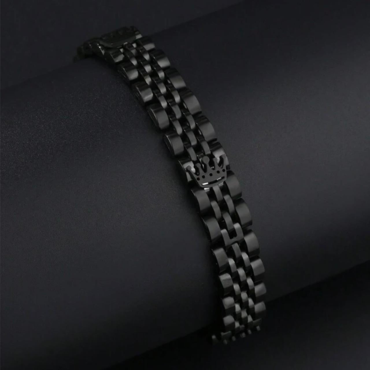 Premium Crown Jubilee Bracelet | Luxury Stainless Steel Men's Bracelet