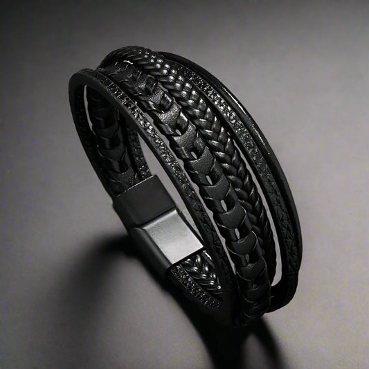 Premium Weaved Leather Bracelets For Men