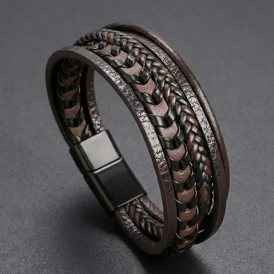 Premium Weaved Leather Bracelets For Men